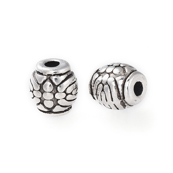PandaHall Tibetan Style Alloy Beads, Drum with Flower, Cadmium Free & Nickel Free & Lead Free, Antique Silver, 6x6mm, Hole: 2mm Alloy Drum
PandaHall Tibetan Style Alloy Beads, Drum with Flower, Cadmium Free & Nickel Free & Lead Free, Antique Silver, 6x6mm, Hole: 2mm Alloy Drum