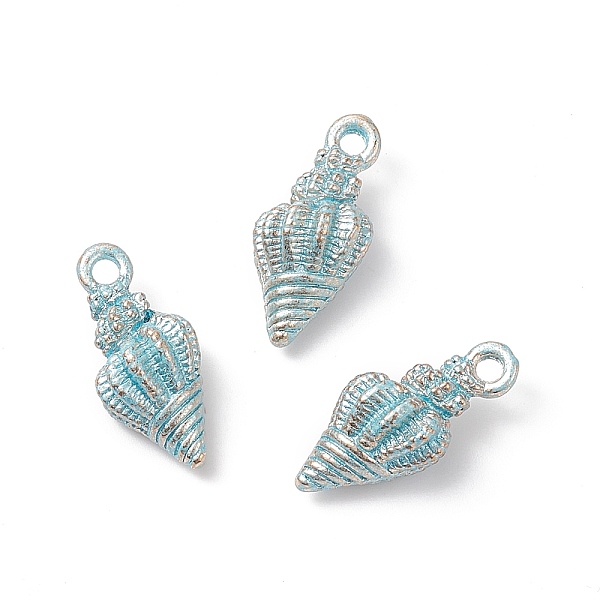 PandaHall Alloy Enamel Pendants, Conch, Light Gold, Deep Sky Blue, 19.5x9x7~9mm, Hole: 1.4mm Alloy+Enamel Shell Shape Blue
PandaHall Alloy Enamel Pendants, Conch, Light Gold, Deep Sky Blue, 19.5x9x7~9mm, Hole: 1.4mm Alloy+Enamel Shell Shape Blue