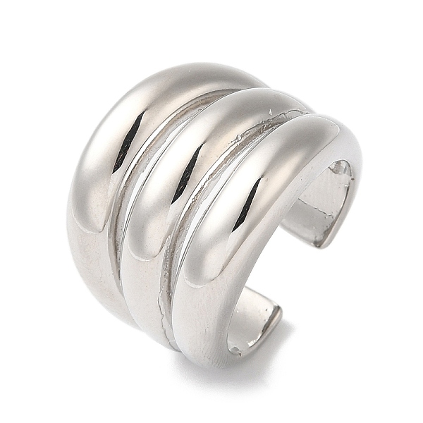PandaHall Rack Plating Brass Grooved Open Cuff Rings, Wide Band Ring for Women, Cadmium Free & Lead Free, Long-Lasting Plated, Platinum...
PandaHall Rack Plating Brass Grooved Open Cuff Rings, Wide Band Ring for Women, Cadmium Free & Lead Free, Long-Lasting Plated, Platinum...