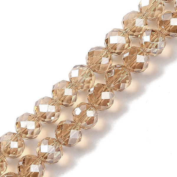 PandaHall Pearl Luster Plated Electroplate Beads Strands, Faceted, Round, Tan, 8x7.5mm, Hole: 1.2mm, about 67~68pcs/strand, 20.08~20.28''..., Orange
PandaHall Pearl Luster Plated Electroplate Beads Strands, Faceted, Round, Tan, 8x7.5mm, Hole: 1.2mm, about 67~68pcs/strand, 20.08~20.28''..., Orange