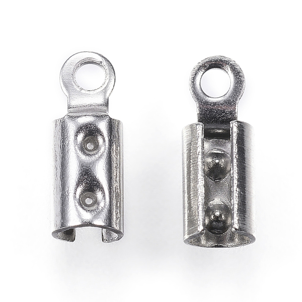 PandaHall 304 Stainless Steel Folding Crimp Ends, Fold Over Crimp Cord Ends, Stainless Steel Color, 8.5x3mm, Hole: 1.2mm, Inner Diameter...
PandaHall 304 Stainless Steel Folding Crimp Ends, Fold Over Crimp Cord Ends, Stainless Steel Color, 8.5x3mm, Hole: 1.2mm, Inner Diameter...