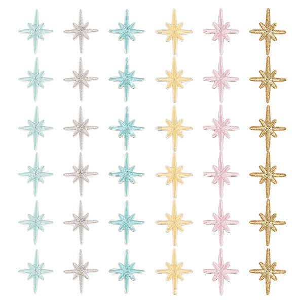 PandaHall 36Pcs 6 Colors Computerized Embroidery Cloth Self-adhesive/Sew on Patches, Costume Accessories, 8 Pointed Star, Mixed Color..., Multicolor
PandaHall 36Pcs 6 Colors Computerized Embroidery Cloth Self-adhesive/Sew on Patches, Costume Accessories, 8 Pointed Star, Mixed Color..., Multicolor