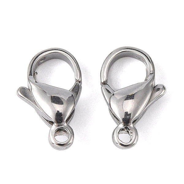 PandaHall 304 Stainless Steel Lobster Claw Clasps, Parrot Trigger Clasps, Stainless Steel Color, 12x7x3.5mm, Hole: 1.5mm 304 Stainless Steel...
PandaHall 304 Stainless Steel Lobster Claw Clasps, Parrot Trigger Clasps, Stainless Steel Color, 12x7x3.5mm, Hole: 1.5mm 304 Stainless Steel...