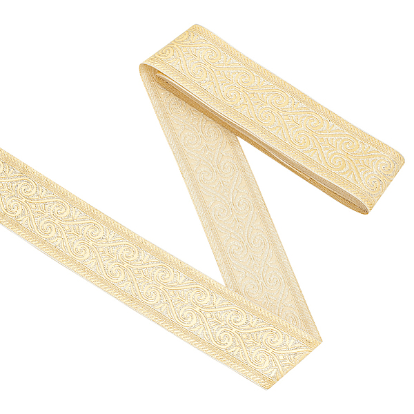 PandaHall Polyester Jacquard Flower Ribbons, Lemon Chiffon, 2 inch(50mm) Polyester Flower
PandaHall Polyester Jacquard Flower Ribbons, Lemon Chiffon, 2 inch(50mm) Polyester Flower