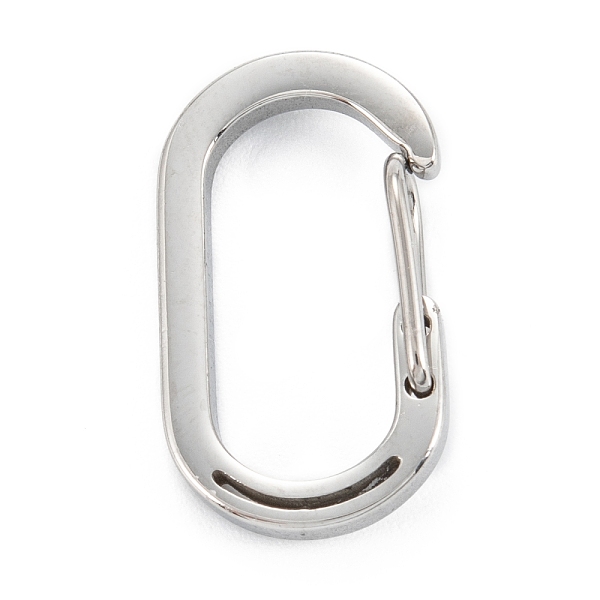 PandaHall 304 Stainless Steel Push Gate Snap Keychain Clasp Findings, Oval, Stainless Steel Color, 20x11x5mm, Hole:7x0.5mm 304 Stainless...
PandaHall 304 Stainless Steel Push Gate Snap Keychain Clasp Findings, Oval, Stainless Steel Color, 20x11x5mm, Hole:7x0.5mm 304 Stainless...