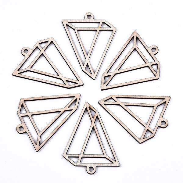 PandaHall Unfinished Natural Poplar Wood Big Pendants, Laser Cut Wood Shapes, Triangle, Antique White, 59x45x2mm, Hole: 3mm Wood Triangle
PandaHall Unfinished Natural Poplar Wood Big Pendants, Laser Cut Wood Shapes, Triangle, Antique White, 59x45x2mm, Hole: 3mm Wood Triangle