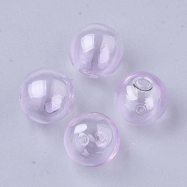 PandaHall Handmade Blown Glass Beads, Round, Violet, 14x14mm, Hole: 1~2mm Glass Round Purple
PandaHall Handmade Blown Glass Beads, Round, Violet, 14x14mm, Hole: 1~2mm Glass Round Purple