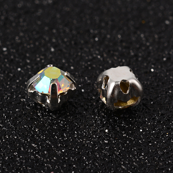 PandaHall Sew on Rhinestone, Grade A Glass Rhinestone, with Brass Prong Settings, Garments Accessories, Silver Color Plated Metal Color..., Clear
PandaHall Sew on Rhinestone, Grade A Glass Rhinestone, with Brass Prong Settings, Garments Accessories, Silver Color Plated Metal Color..., Clear