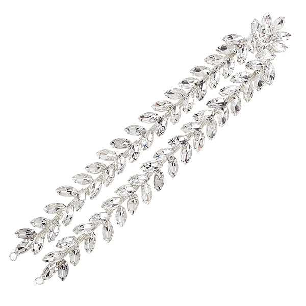 PandaHall FINGERINSPIRE Glass Rhinestone Leaf Chain Trim (Platinum, 45x2.1cm) Exquisite Flower Leaf Crystal Applique Trim Rhinestone Collar...
PandaHall FINGERINSPIRE Glass Rhinestone Leaf Chain Trim (Platinum, 45x2.1cm) Exquisite Flower Leaf Crystal Applique Trim Rhinestone Collar...