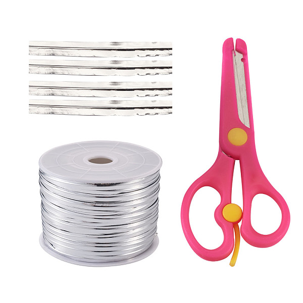 PandaHall Plastic Wire Twist Ties, with Iron Core and Stainless Steel & ABS Plastic Scissors, Silver, 4x0.2mm, about 100yards/roll, 1roll...
PandaHall Plastic Wire Twist Ties, with Iron Core and Stainless Steel & ABS Plastic Scissors, Silver, 4x0.2mm, about 100yards/roll, 1roll...