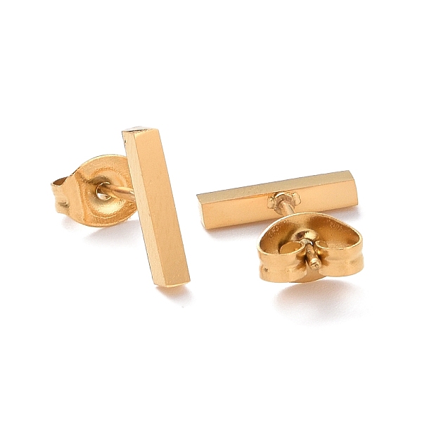 PandaHall Cuboid Ion Plating(IP) 304 Stainless Steel Stud Crawler Earrings, Hypoallergenic Earrings, Climber Earrings, Golden, 10x2x1.8mm...
PandaHall Cuboid Ion Plating(IP) 304 Stainless Steel Stud Crawler Earrings, Hypoallergenic Earrings, Climber Earrings, Golden, 10x2x1.8mm...