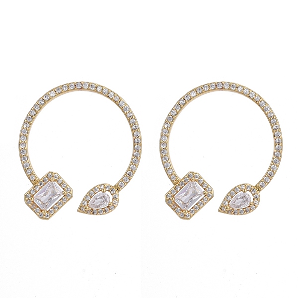 PandaHall Brass Micro Pave Clear Cubic Zirconia Stud Earrings, Half Hoop Earrings, with Plastic Ear Nut, Long-Lasting Plated, Rectangle and...
PandaHall Brass Micro Pave Clear Cubic Zirconia Stud Earrings, Half Hoop Earrings, with Plastic Ear Nut, Long-Lasting Plated, Rectangle and...
