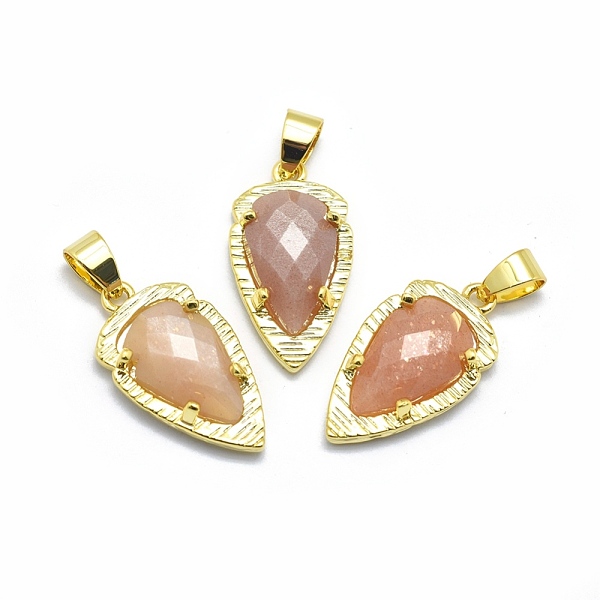 PandaHall Natural Sunstone Pendants, with Brass Findings, Teardrop, Golden, 23.5x12.5x5.5mm, Hole: 4.5x5mm Sunstone Teardrop
PandaHall Natural Sunstone Pendants, with Brass Findings, Teardrop, Golden, 23.5x12.5x5.5mm, Hole: 4.5x5mm Sunstone Teardrop