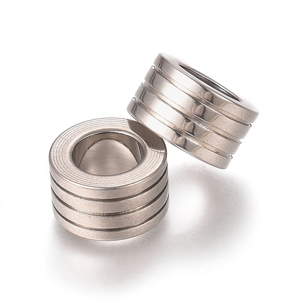 PandaHall 201 Stainless Steel Grooved Beads, Column, Stainless Steel Color, 10x5.7mm, Hole: 6.2mm 201 Stainless Steel Column
PandaHall 201 Stainless Steel Grooved Beads, Column, Stainless Steel Color, 10x5.7mm, Hole: 6.2mm 201 Stainless Steel Column