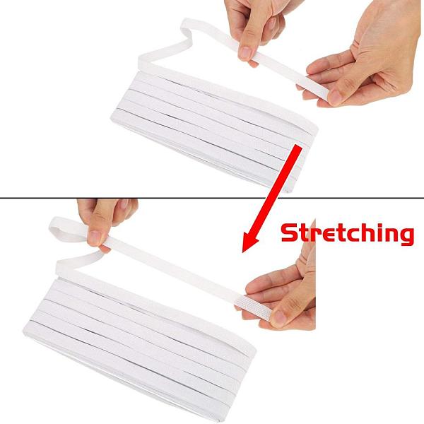 PandaHall Flat Elastic Rubber Cord/Band, Webbing Garment Sewing Accessories, White, 6mm, about 32.8 yards(30m)/roll Elastic Fibre Flat White
PandaHall Flat Elastic Rubber Cord/Band, Webbing Garment Sewing Accessories, White, 6mm, about 32.8 yards(30m)/roll Elastic Fibre Flat White
