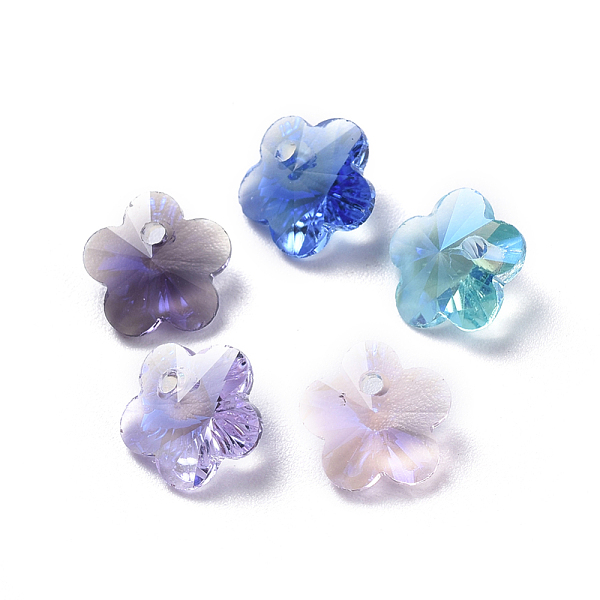 PandaHall Glass Rhinestone Charms, Faceted, Plum Blossom, Mixed Color, 7.5x8x4.5mm, Hole: 1mm Glass Flower Multicolor
PandaHall Glass Rhinestone Charms, Faceted, Plum Blossom, Mixed Color, 7.5x8x4.5mm, Hole: 1mm Glass Flower Multicolor
