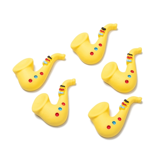 PandaHall Resin Cabochons, DIY Accessories, Phone Case Decoration, Saxophone, Yellow, 29x23x7mm Resin Others Yellow
PandaHall Resin Cabochons, DIY Accessories, Phone Case Decoration, Saxophone, Yellow, 29x23x7mm Resin Others Yellow