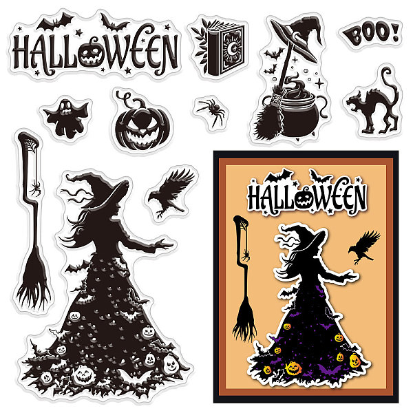 PandaHall Custom PVC Plastic Clear Stamps, for DIY Scrapbooking, Photo Album Decorative, Cards Making, Witch Pattern, 160x110x3mm Plastic...
PandaHall Custom PVC Plastic Clear Stamps, for DIY Scrapbooking, Photo Album Decorative, Cards Making, Witch Pattern, 160x110x3mm Plastic...