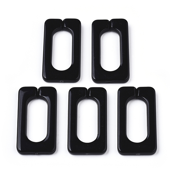PandaHall Opaque Acrylic Linking Rings, Quick Link Connectors, for Cross Chains Making, Rectangle, Black, 43.5x23x4.5mm, Inner Diameter...
PandaHall Opaque Acrylic Linking Rings, Quick Link Connectors, for Cross Chains Making, Rectangle, Black, 43.5x23x4.5mm, Inner Diameter...