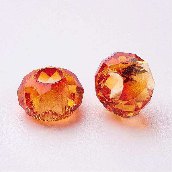 PandaHall Glass European Beads, Large Hole Beads, No Metal Core, Rondelle, Dark Orange, 14x8mm, Hole: 5mm Glass Rondelle Orange
PandaHall Glass European Beads, Large Hole Beads, No Metal Core, Rondelle, Dark Orange, 14x8mm, Hole: 5mm Glass Rondelle Orange