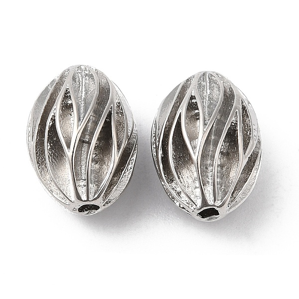 PandaHall Brass Beads, Oval, Real Platinum Plated, 14.5x10mm, Hole: 1.8mm Brass Oval
PandaHall Brass Beads, Oval, Real Platinum Plated, 14.5x10mm, Hole: 1.8mm Brass Oval