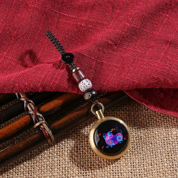 PandaHall Luminous Brass & Lampwork Twelve Zodiac Turning Pendant Decorations, Glow in the Dark, Good Luck Hand-woven Rope Hanging Ornament...
PandaHall Luminous Brass & Lampwork Twelve Zodiac Turning Pendant Decorations, Glow in the Dark, Good Luck Hand-woven Rope Hanging Ornament...
