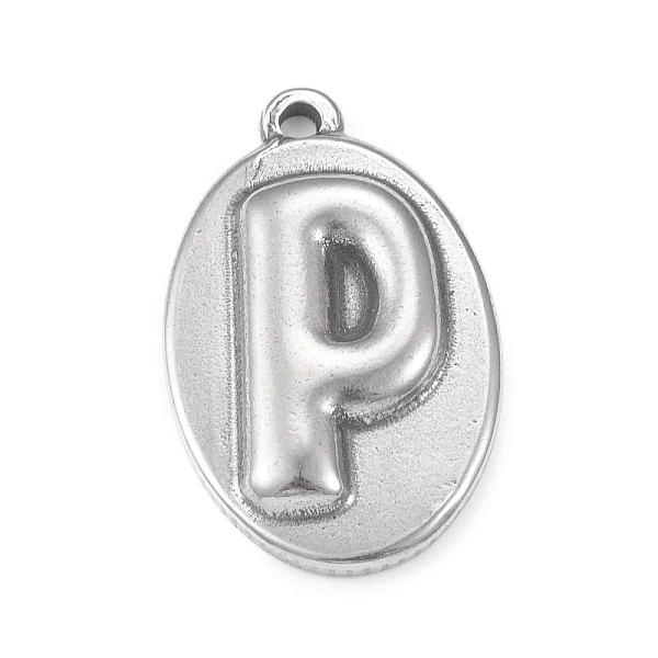 PandaHall 304 Stainless Steel Pendants, Oval with Letter P Charms, Stainless Steel Color, 22.5x14x3mm, Hole: 1.2mm 304 Stainless Steel Oval
PandaHall 304 Stainless Steel Pendants, Oval with Letter P Charms, Stainless Steel Color, 22.5x14x3mm, Hole: 1.2mm 304 Stainless Steel Oval