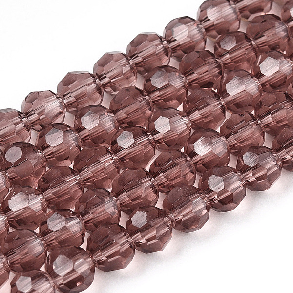 PandaHall Glass Beads Strands, Faceted(32 Facets), Round, Indian Red, 4mm, Hole: 1mm, about 87~93pcs/strand, 32~33cm Glass Round Purple
PandaHall Glass Beads Strands, Faceted(32 Facets), Round, Indian Red, 4mm, Hole: 1mm, about 87~93pcs/strand, 32~33cm Glass Round Purple