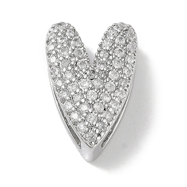 PandaHall Rack Plating Brass Micro Pave Clear Cubic Zirconia Slide Charms, Lead Free & Cadmium Free, Long-Lasting Plated, Heart, Platinum...
PandaHall Rack Plating Brass Micro Pave Clear Cubic Zirconia Slide Charms, Lead Free & Cadmium Free, Long-Lasting Plated, Heart, Platinum...