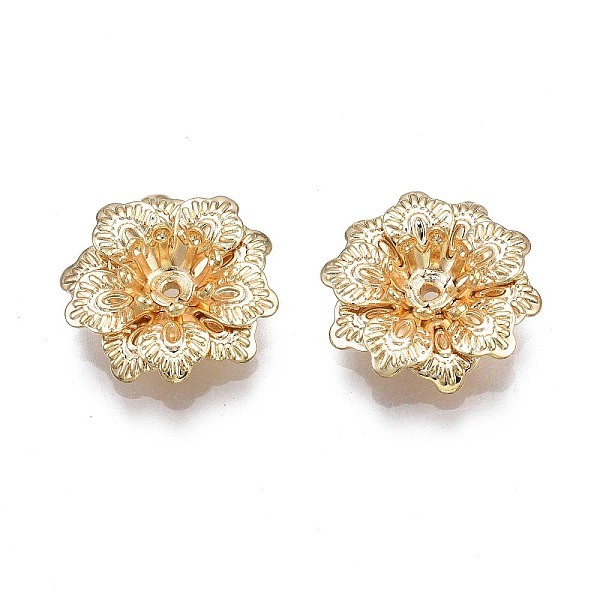 PandaHall Brass Beads, Nickel Free, Flower, Real 18K Gold Plated, 14.5x14.5x5mm, Hole: 0.9mm Brass Flower Clear
PandaHall Brass Beads, Nickel Free, Flower, Real 18K Gold Plated, 14.5x14.5x5mm, Hole: 0.9mm Brass Flower Clear