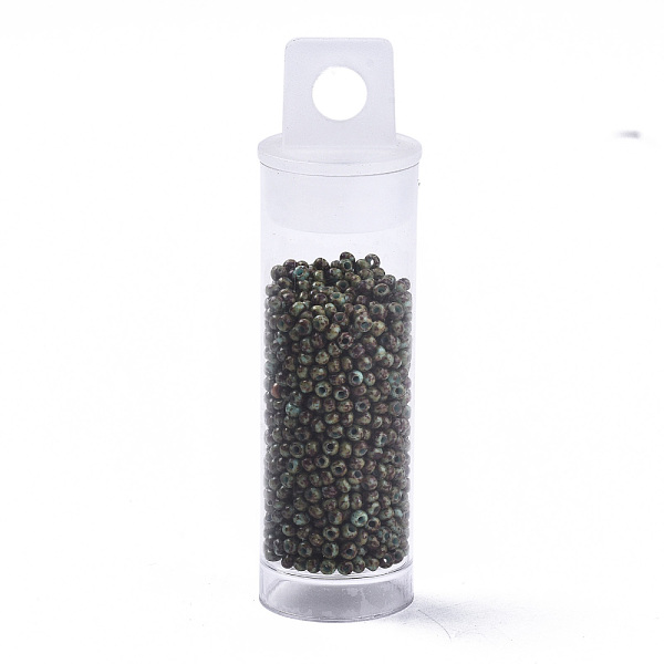PandaHall Czech Glass Beads, Round Glass Seed Beads, Baking Paint Style, Dark Olive Green, 11/0, 2x1.2mm, Hole: 0.7mm, about 10g/bottle...
PandaHall Czech Glass Beads, Round Glass Seed Beads, Baking Paint Style, Dark Olive Green, 11/0, 2x1.2mm, Hole: 0.7mm, about 10g/bottle...