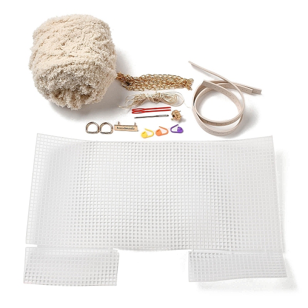 PandaHall DIY Knitting Crochet Bags Kit, Including Yarn, Mesh Plastic Canvas Sheets, Bag Handles, Bag Strap Chains, Knitting Needles, Thread...
PandaHall DIY Knitting Crochet Bags Kit, Including Yarn, Mesh Plastic Canvas Sheets, Bag Handles, Bag Strap Chains, Knitting Needles, Thread...