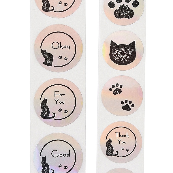 PandaHall Self-Adhesive Paper Gift Tag Stickers, for Party, Decorative Presents, Cat Shape, 25mm 500pcs/roll Paper Cat Shape
PandaHall Self-Adhesive Paper Gift Tag Stickers, for Party, Decorative Presents, Cat Shape, 25mm 500pcs/roll Paper Cat Shape