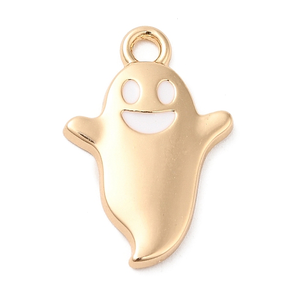 PandaHall Halloween Theme Alloy Pendants, with Enamel, Ghost Charm, Golden, White, 21x14x2mm, Hole: 2mm Alloy+Enamel Ghost White
PandaHall Halloween Theme Alloy Pendants, with Enamel, Ghost Charm, Golden, White, 21x14x2mm, Hole: 2mm Alloy+Enamel Ghost White