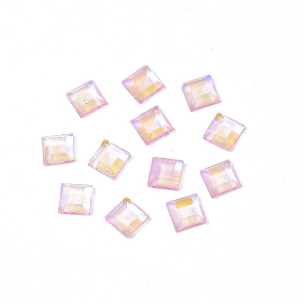 PandaHall Glass Rhinestone Cabochons, Nail Art Decoration Accessories, Faceted, Square, Pink, 4x4x1.5mm Glass Square Pink
PandaHall Glass Rhinestone Cabochons, Nail Art Decoration Accessories, Faceted, Square, Pink, 4x4x1.5mm Glass Square Pink