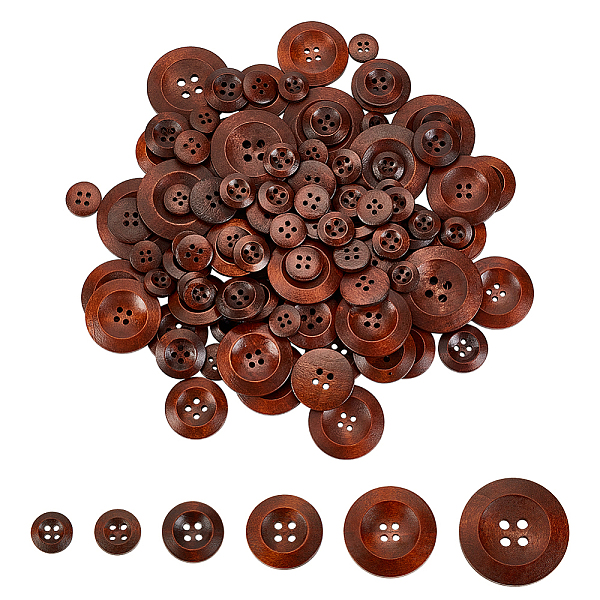 PandaHall OLYCRAFT 100Pcs 6 Sizes Flat Round Wood Buttons Natural 4 Holes Sewing Button 1.5mm 1.6mm 2mm 3mm Wood Sewing Buttons for Sewing..., Multicolor
PandaHall OLYCRAFT 100Pcs 6 Sizes Flat Round Wood Buttons Natural 4 Holes Sewing Button 1.5mm 1.6mm 2mm 3mm Wood Sewing Buttons for Sewing..., Multicolor