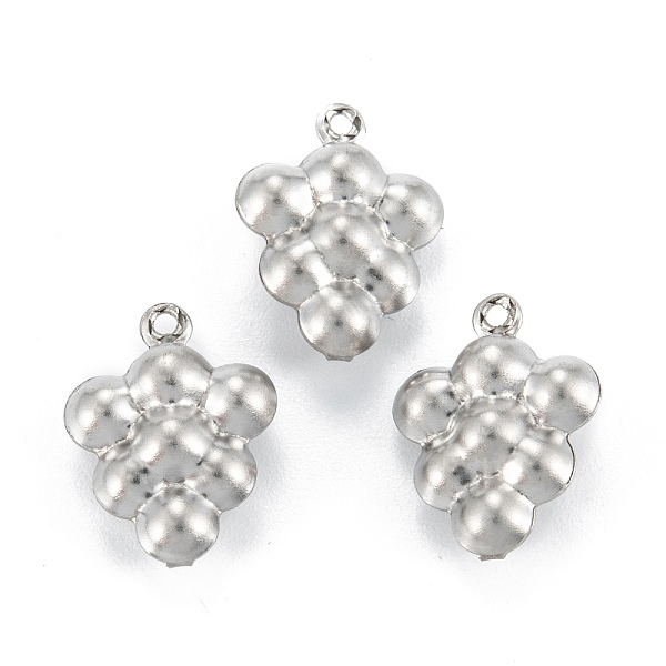 PandaHall 316 Surgical Stainless Steel Charms, Grapes, Stainless Steel Color, 14.5x11x6mm, Hole: 1mm 316 Surgical Stainless Steel Fruit
PandaHall 316 Surgical Stainless Steel Charms, Grapes, Stainless Steel Color, 14.5x11x6mm, Hole: 1mm 316 Surgical Stainless Steel Fruit