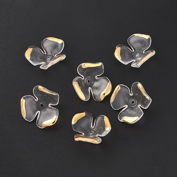PandaHall Transparent Acrylic Bead Caps, Golden Plated, 3-Petal Flower, Clear, 20x23x6mm, Hole: 1.6mm Acrylic Clear
PandaHall Transparent Acrylic Bead Caps, Golden Plated, 3-Petal Flower, Clear, 20x23x6mm, Hole: 1.6mm Acrylic Clear