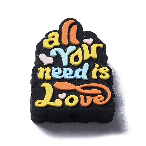 PandaHall Mother's Day Silicone Beads, Chewing Beads For Teethers, DIY Nursing Necklaces Making, Word All You Need is Love, Colorful...
PandaHall Mother's Day Silicone Beads, Chewing Beads For Teethers, DIY Nursing Necklaces Making, Word All You Need is Love, Colorful...