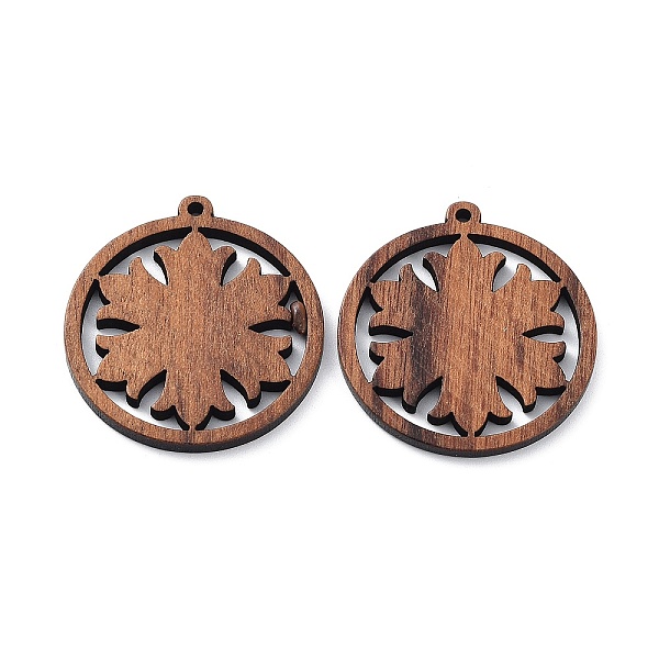 PandaHall Walnut Wood Laser Cut Pendants, Hollow Charms, Undyed, Flat Round, 32.6x30.5x2.4mm, Hole: 1.6mm Wood Flat Round Brown
PandaHall Walnut Wood Laser Cut Pendants, Hollow Charms, Undyed, Flat Round, 32.6x30.5x2.4mm, Hole: 1.6mm Wood Flat Round Brown