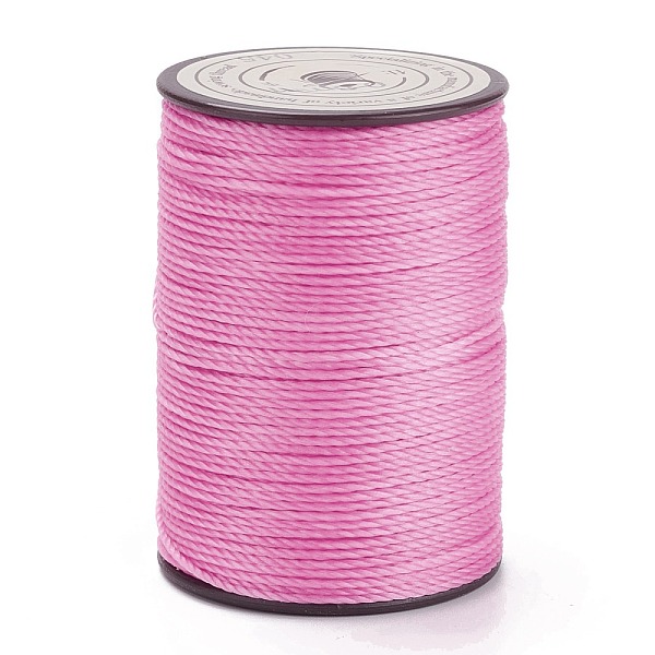 PandaHall Round Waxed Polyester Thread String, Micro Macrame Cord, Twisted Cord, for Leather Sewing Stitching, Hot Pink, 0.8mm, about 54.68...
PandaHall Round Waxed Polyester Thread String, Micro Macrame Cord, Twisted Cord, for Leather Sewing Stitching, Hot Pink, 0.8mm, about 54.68...