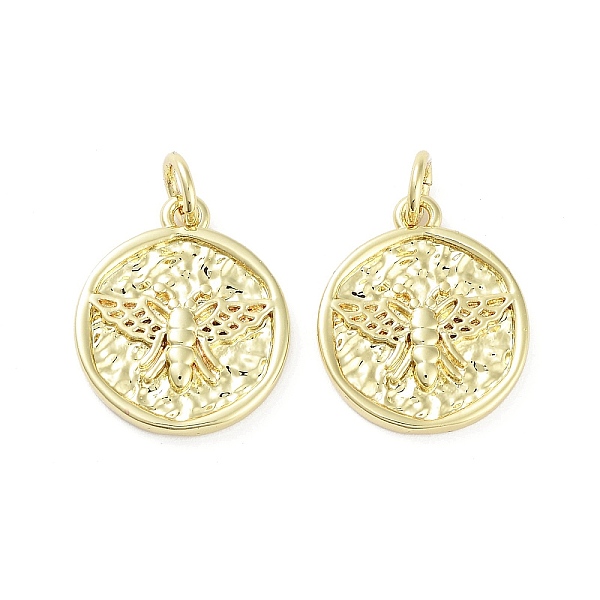 PandaHall Rack Plating Brass Pendants, Long-Lasting Plated, Lead Free & Cadmium Free, Flat Round with Bees, Real 18K Gold Plated, 16x14x2mm...
PandaHall Rack Plating Brass Pendants, Long-Lasting Plated, Lead Free & Cadmium Free, Flat Round with Bees, Real 18K Gold Plated, 16x14x2mm...