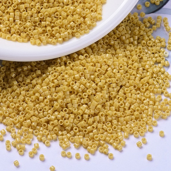 PandaHall MIYUKI Delica Beads, Cylinder, Japanese Seed Beads, 11/0, (DB2102) Duracoat Dyed Opaque Banana, 1.3x1.6mm, Hole: 0.8mm, about..., Gold
PandaHall MIYUKI Delica Beads, Cylinder, Japanese Seed Beads, 11/0, (DB2102) Duracoat Dyed Opaque Banana, 1.3x1.6mm, Hole: 0.8mm, about..., Gold