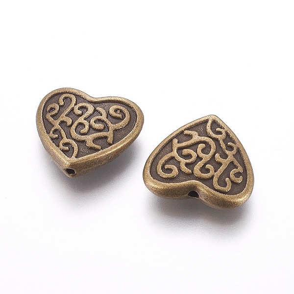 PandaHall Tibetan Style Alloy Beads, Lead Free & Nickel Free & Cadmium Free, Antique Bronze Color, Heart, Great for Mother's Day Gifts...
PandaHall Tibetan Style Alloy Beads, Lead Free & Nickel Free & Cadmium Free, Antique Bronze Color, Heart, Great for Mother's Day Gifts...