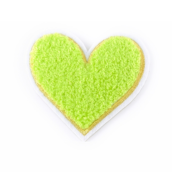 PandaHall Cloth Computerized Embroidery Cloth Iron On/Sew On Patches, Heart, Green Yellow, 75x70mm Cloth Heart
PandaHall Cloth Computerized Embroidery Cloth Iron On/Sew On Patches, Heart, Green Yellow, 75x70mm Cloth Heart