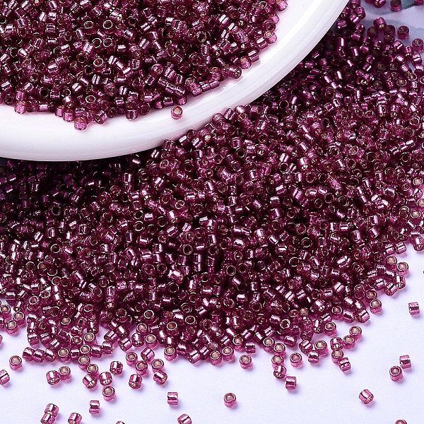 PandaHall MIYUKI Delica Beads, Cylinder, Japanese Seed Beads, 11/0, (DB2161) Duracoat Silver Lined Dyed Petunia, 1.3x1.6mm, Hole: 0.8mm..., Purple
PandaHall MIYUKI Delica Beads, Cylinder, Japanese Seed Beads, 11/0, (DB2161) Duracoat Silver Lined Dyed Petunia, 1.3x1.6mm, Hole: 0.8mm..., Purple