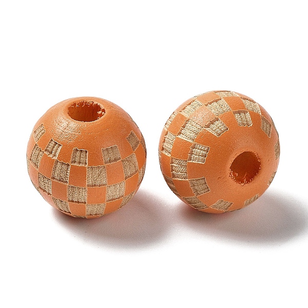 PandaHall Wood Laser Engraved Tartan Beads, Round, Dyed, for DIY Craft, Peru, 15.5~16x14.5mm, Hole: 4.5mm Schima Wood Round Brown
PandaHall Wood Laser Engraved Tartan Beads, Round, Dyed, for DIY Craft, Peru, 15.5~16x14.5mm, Hole: 4.5mm Schima Wood Round Brown