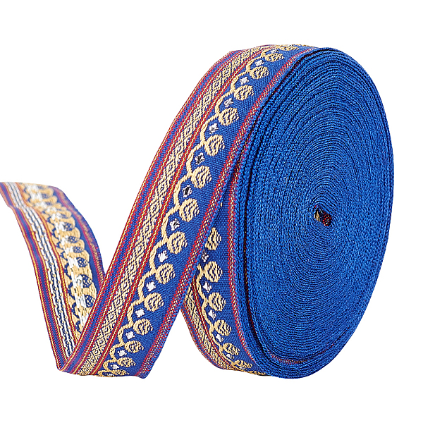 PandaHall FINGERINSPIRE 12.5Yard 20mm Wide Embroidered Woven Ribbon Marine Blue Polyester Jacquard Ribbon Sewing Jacquard Trim Vintage...
PandaHall FINGERINSPIRE 12.5Yard 20mm Wide Embroidered Woven Ribbon Marine Blue Polyester Jacquard Ribbon Sewing Jacquard Trim Vintage...