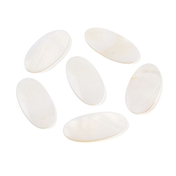 PandaHall Natural Freshwater Shell Cabochons, Oval, WhiteSmoke, 29.5x14.5x3mm Freshwater Shell Oval White
PandaHall Natural Freshwater Shell Cabochons, Oval, WhiteSmoke, 29.5x14.5x3mm Freshwater Shell Oval White