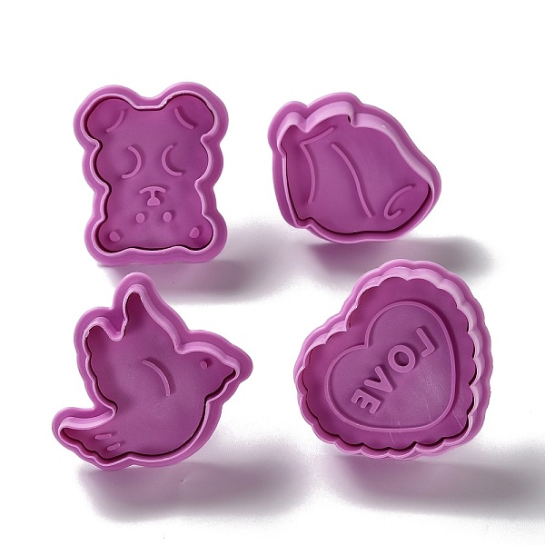 PandaHall Valentine's Day Themed PET Plastic Cookie Cutters, with Iron Press Handle, Bear, Bird, Heart with Word LOVE & Rose, Old Rose...
PandaHall Valentine's Day Themed PET Plastic Cookie Cutters, with Iron Press Handle, Bear, Bird, Heart with Word LOVE & Rose, Old Rose...